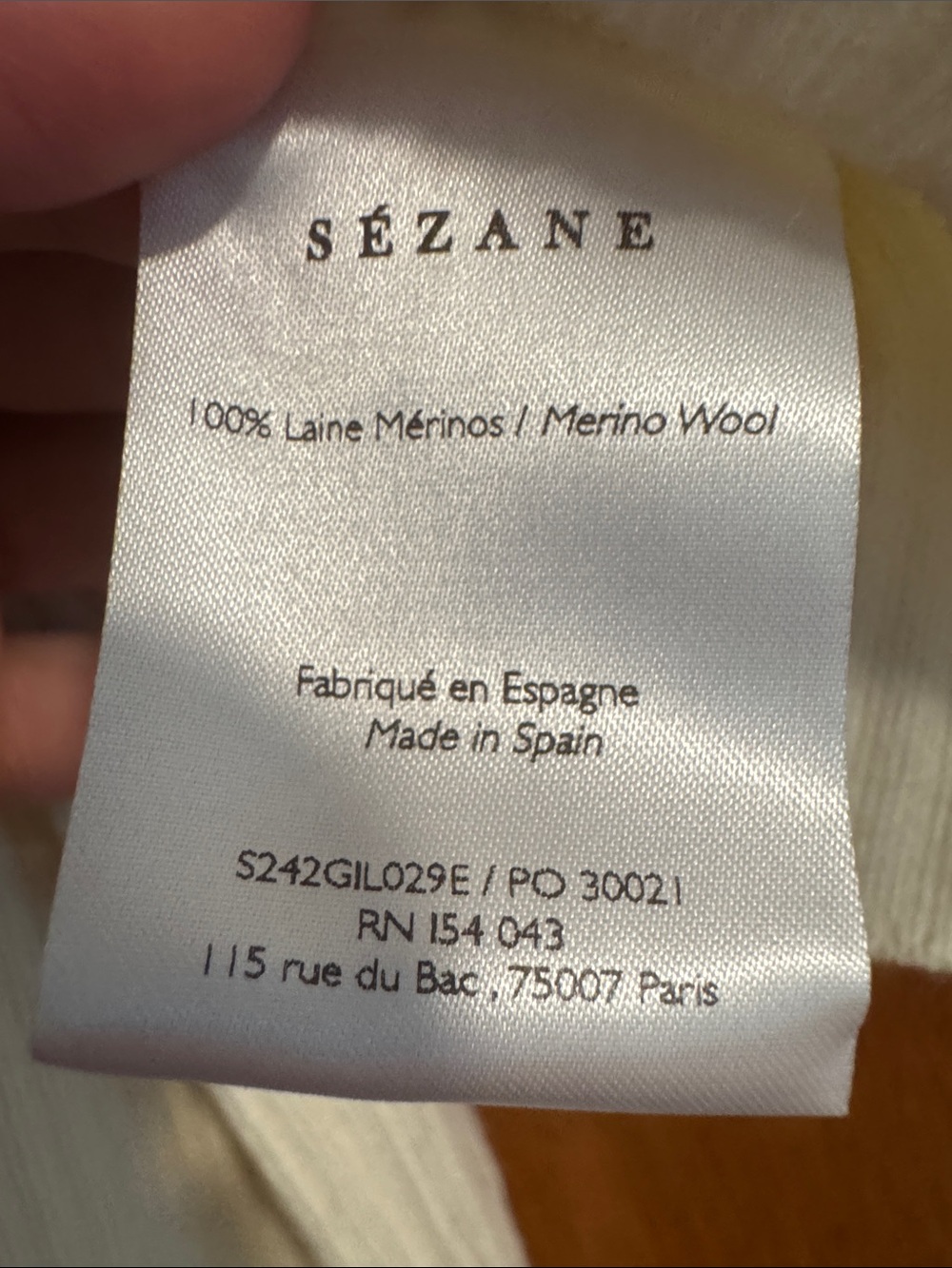 Sezane Ribbed Cardigan - Picture 5 of 5